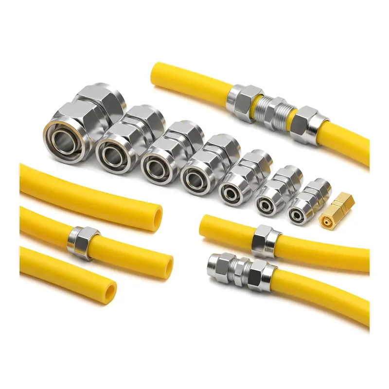 Heavy Duty Straight Air Line Fittings – Push-In Pneumatic Connectors for 4-16mm Tubing, Industrial Quick Coupler Joints & High Temperature Applications